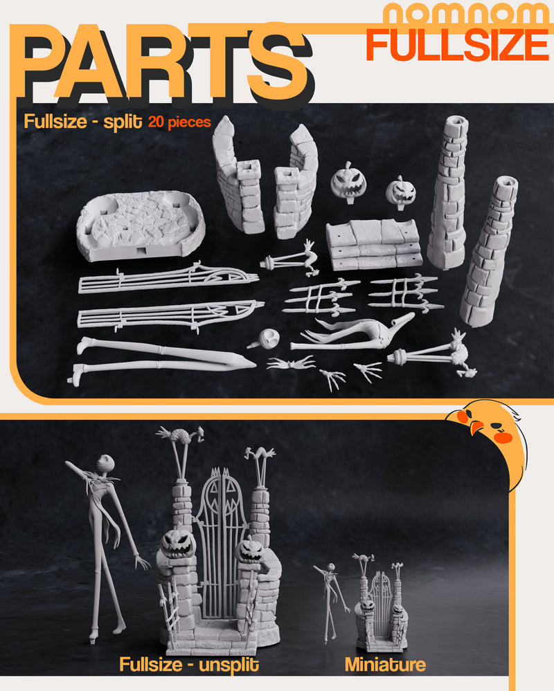 Jack Skellington Nightmare Before Christmas (Nomnom Figures)