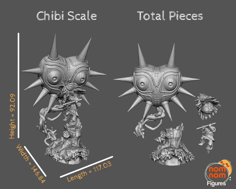 Majora S Mask Skull Kid Zelda (Nomnom Figures)