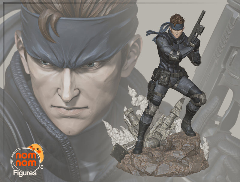 Solid Snake Metal Gear Solid (Nomnom Figures)