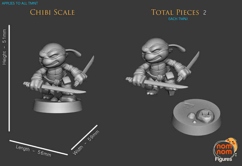 Ninja Turtles Tmnt (Nomnom Figures)