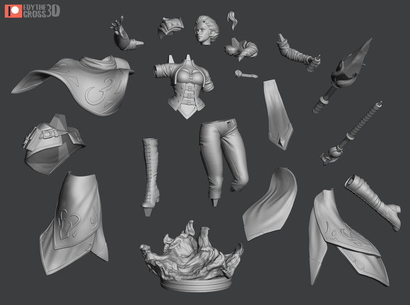 Jaina Proudmoore World – World of Warcraft (Nomnom Figures)