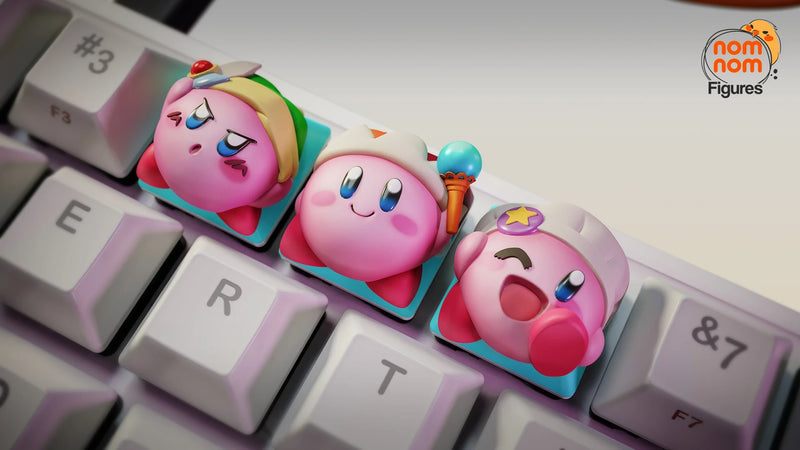 Kirby Keycaps (Nomnom Figures)