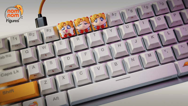 Sailor Moon Keycaps – Sailor Moon (Nomnom Figures)