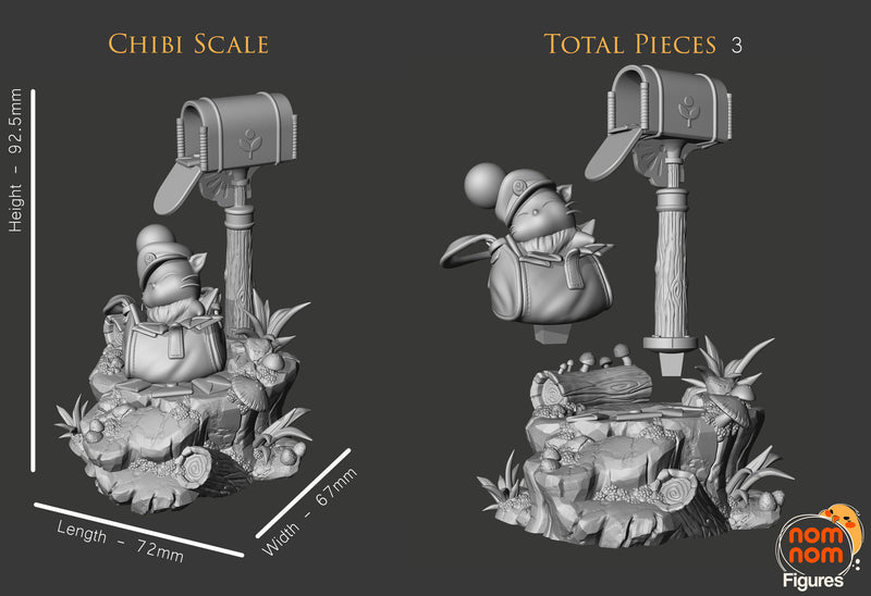 Mail Moogle – Final Fantasy (Nomnom Figures)