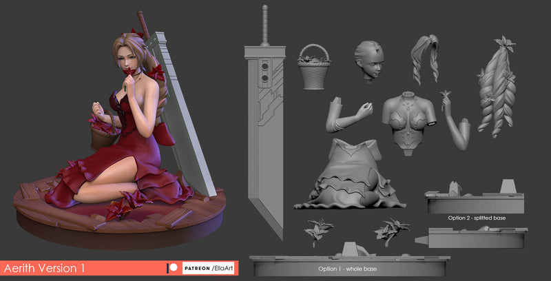 Aerith Gainsborough – Final Fantasy VII (Nomnom Figures)