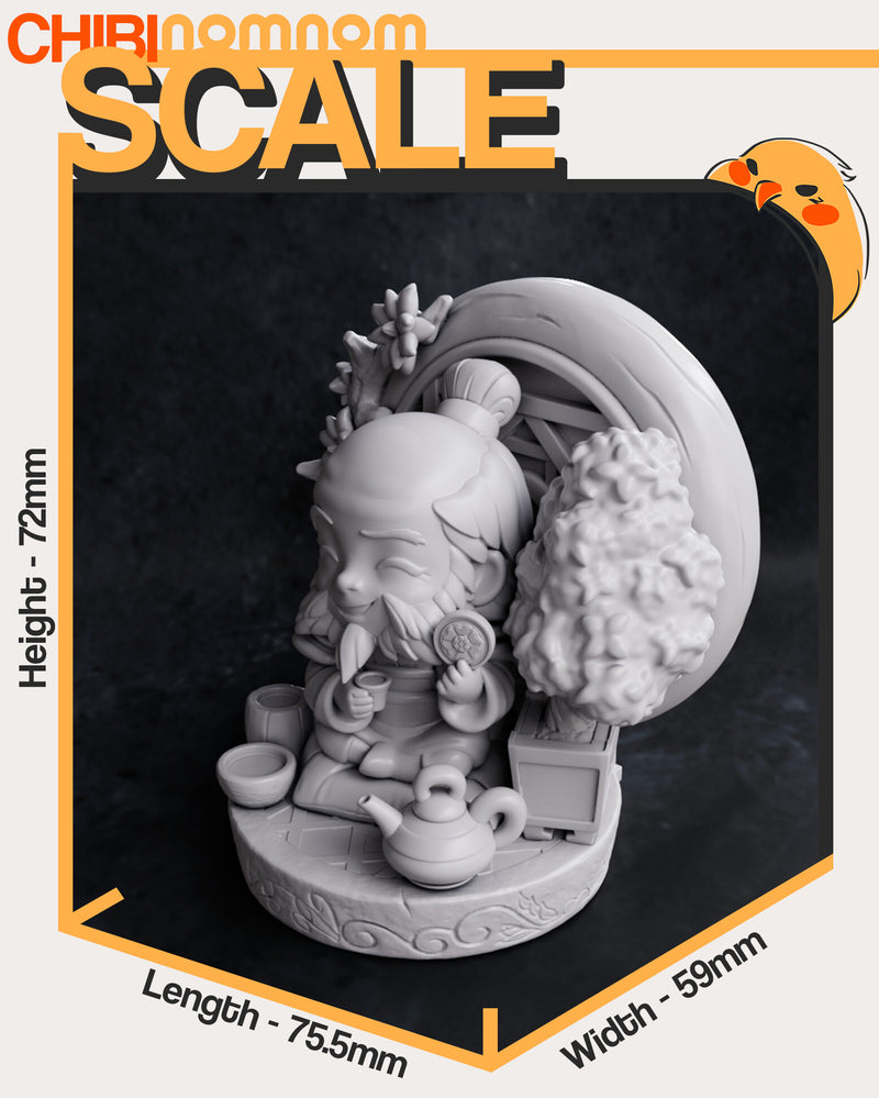 Chibi Uncle Iroh Avatar (Nomnom Figures)