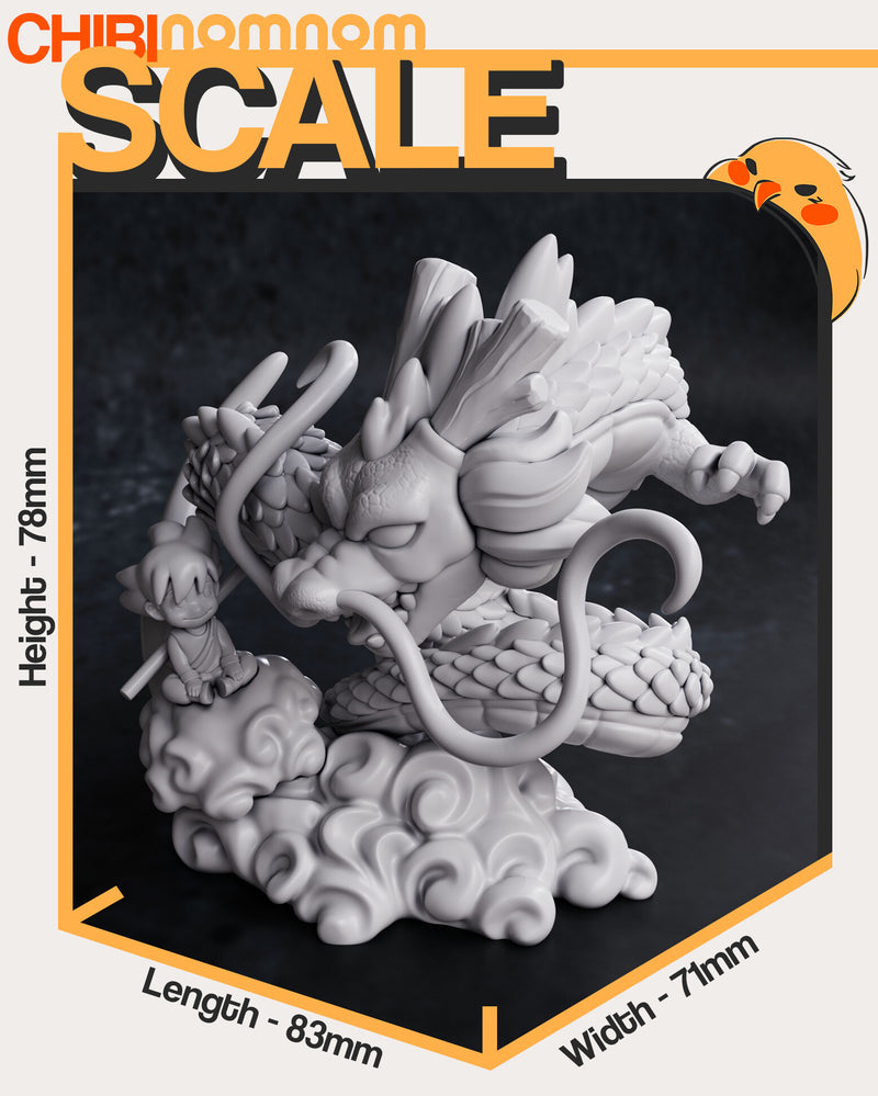Chibi Shenron With Goku (Nomnom Figures)