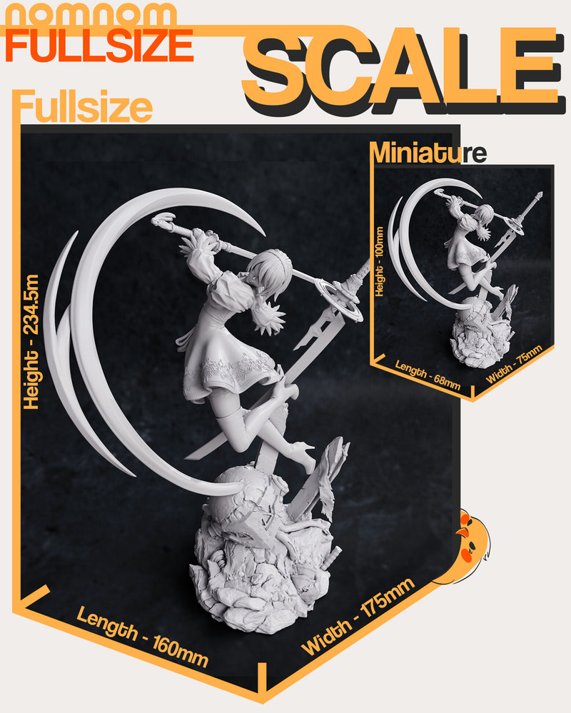 2B Nier Automata (Nomnom Figures)