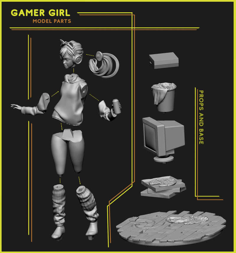 Gamer Girl (Nomnom Figures)