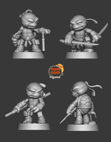 Ninja Turtles Tmnt (Nomnom Figures)