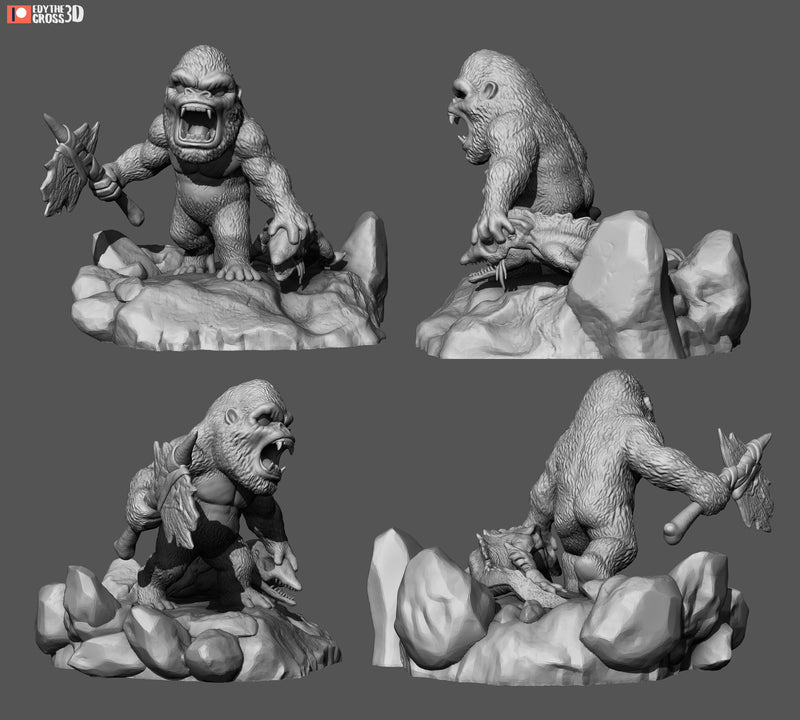 Kong Vs Godzilla (Nomnom Figures)