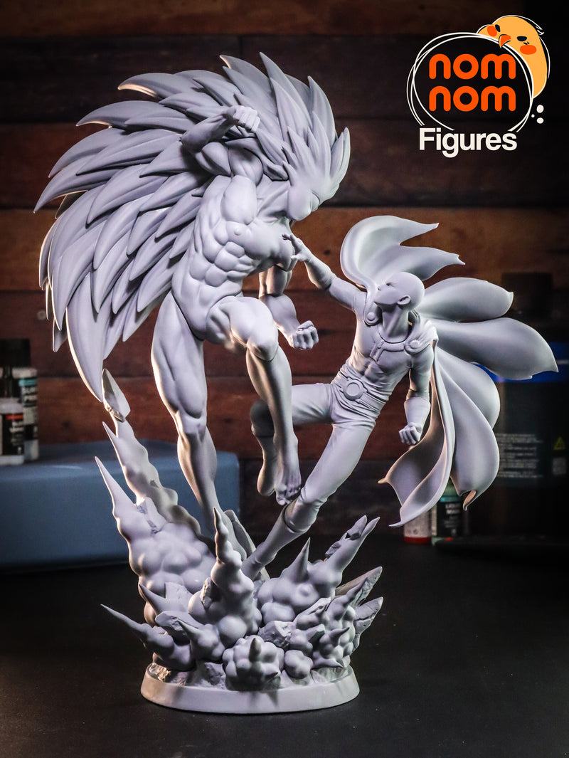Saitama Vs Boros One Punch Man (Nomnom Figures)