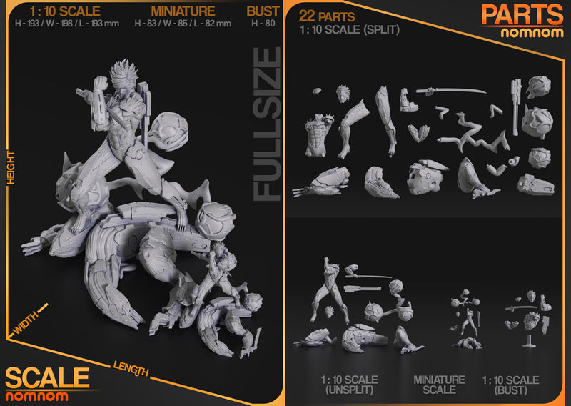 Raiden Metal Gear (Nomnom Figures)