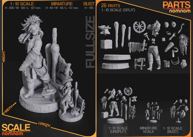 Gemma Monster Hunter (Nomnom Figures)
