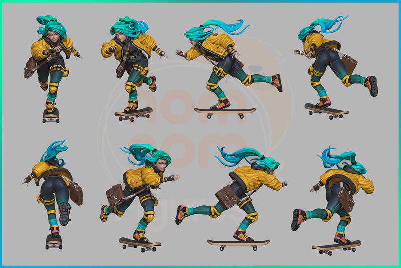 Slink Skater Girl Nomnom Original (Nomnom Figures)