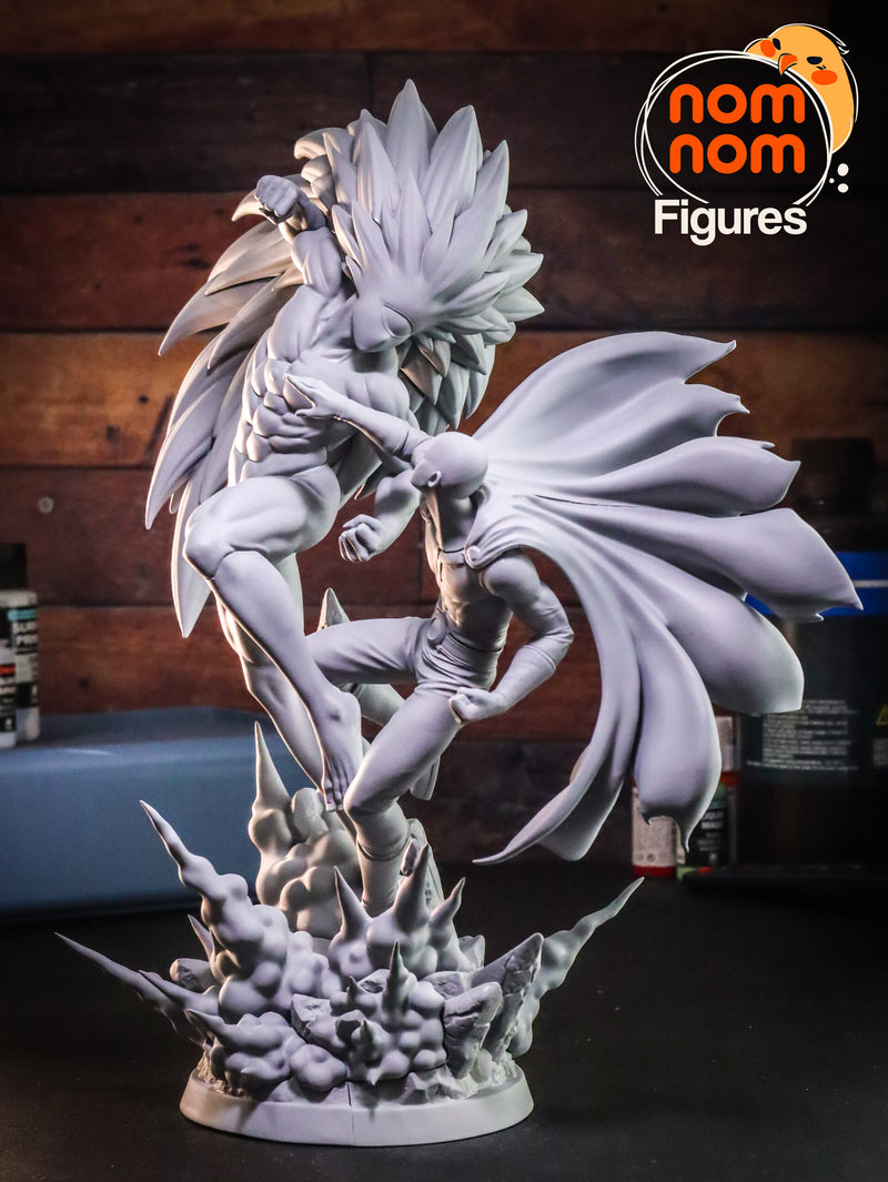 Saitama Vs Boros One Punch Man (Nomnom Figures)