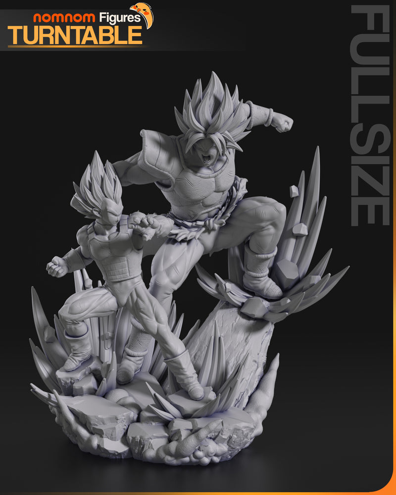Vegeta Vs Broly Dragon Ball Z (Nomnom Figures)