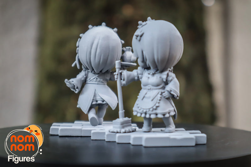 Rem Ram Re Zero (Nomnom Figures)