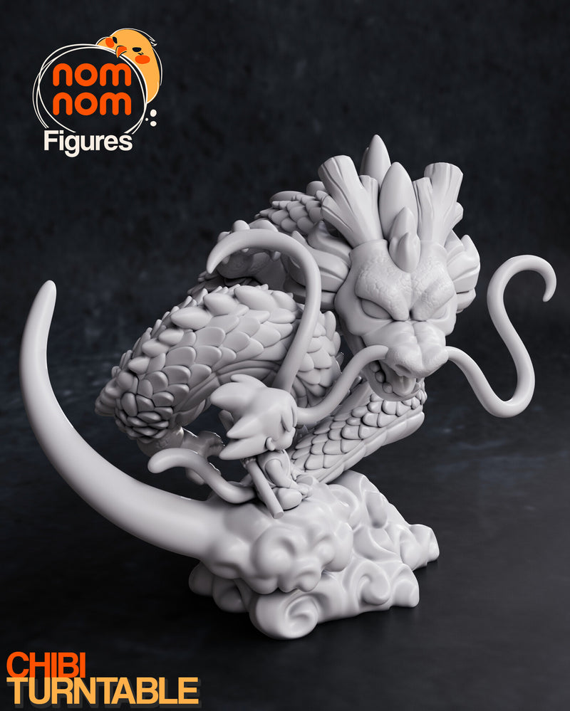 Chibi Shenron With Goku (Nomnom Figures)