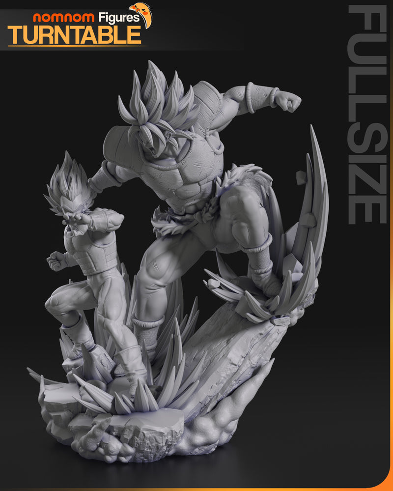 Vegeta Vs Broly Dragon Ball Z (Nomnom Figures)