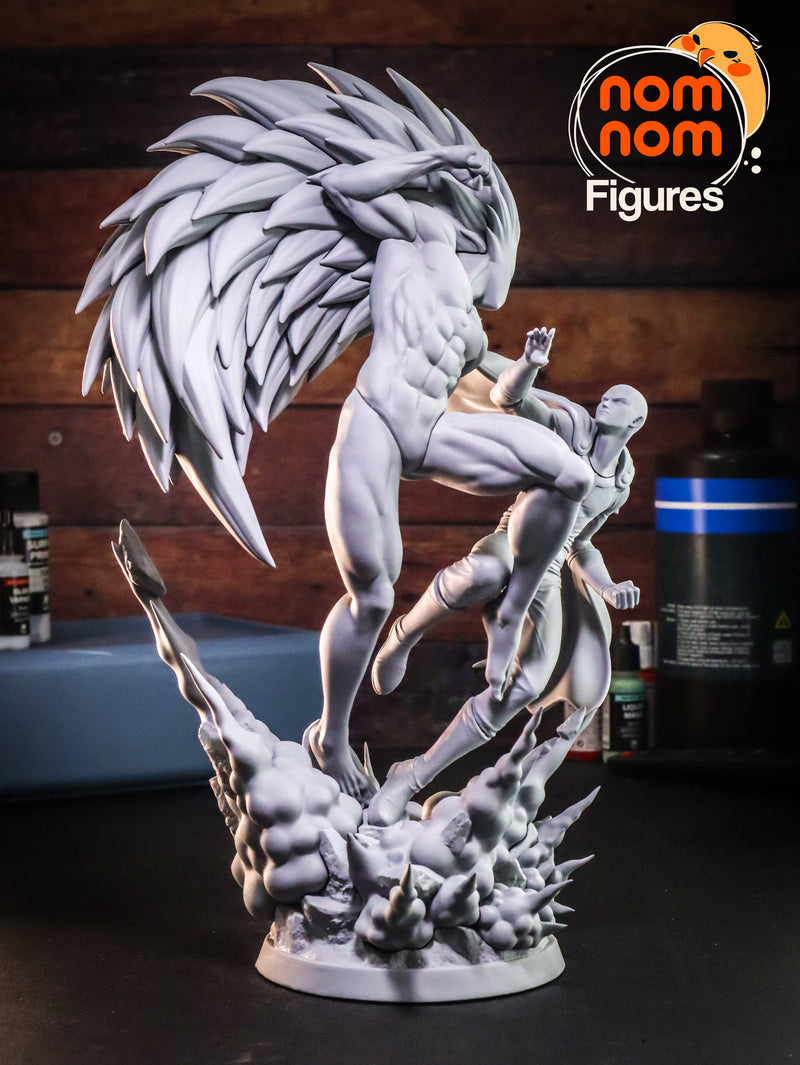 Saitama Vs Boros One Punch Man (Nomnom Figures)