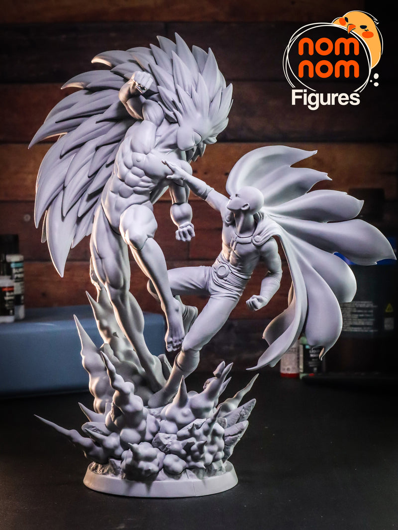 Saitama Vs Boros One Punch Man (Nomnom Figures)