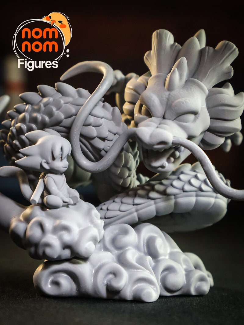 Chibi Shenron With Goku (Nomnom Figures)