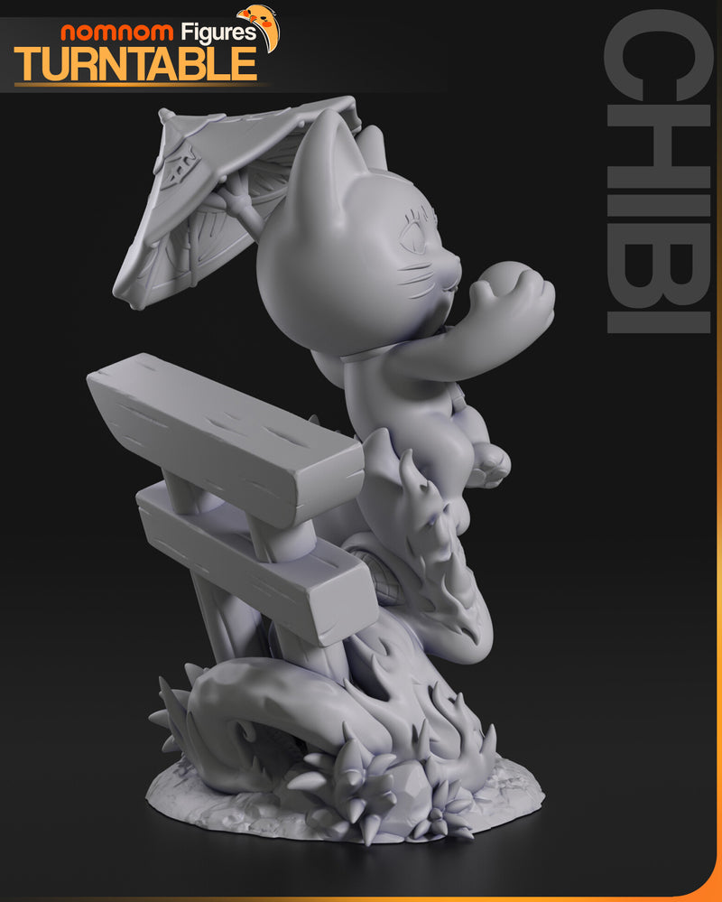 Chibi Turbo Granny Cat Dandadan (Nomnom Figures)