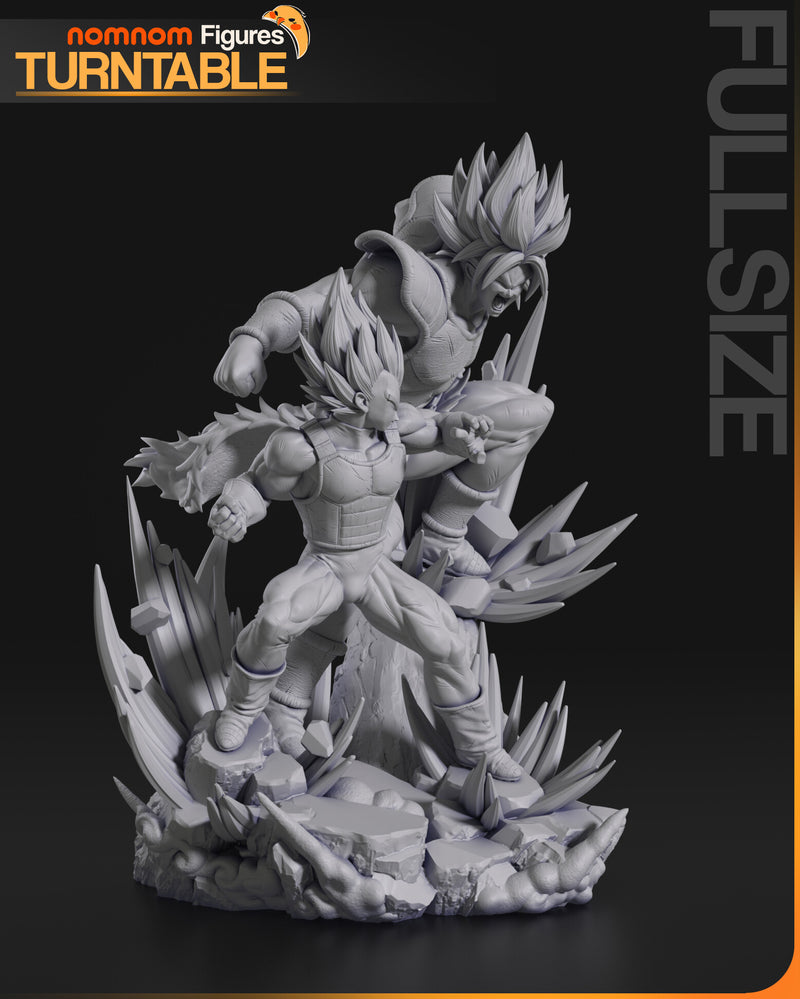 Vegeta Vs Broly Dragon Ball Z (Nomnom Figures)