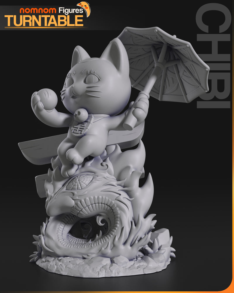 Chibi Turbo Granny Cat Dandadan (Nomnom Figures)
