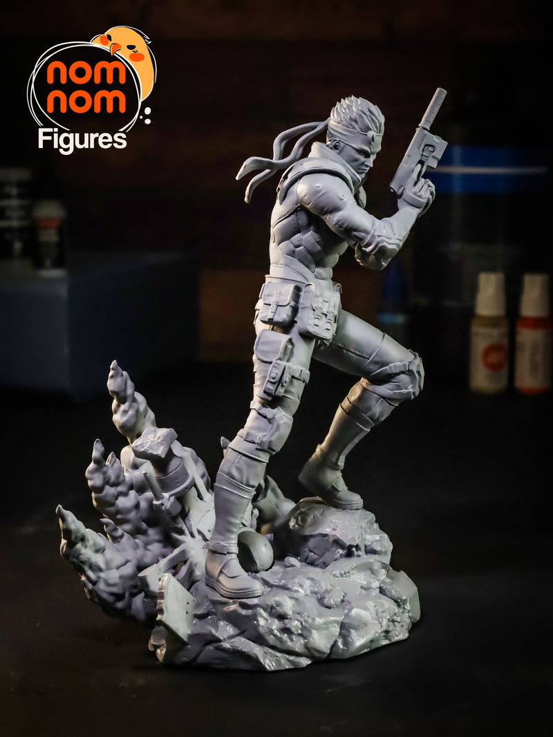 Solid Snake Metal Gear Solid (Nomnom Figures)
