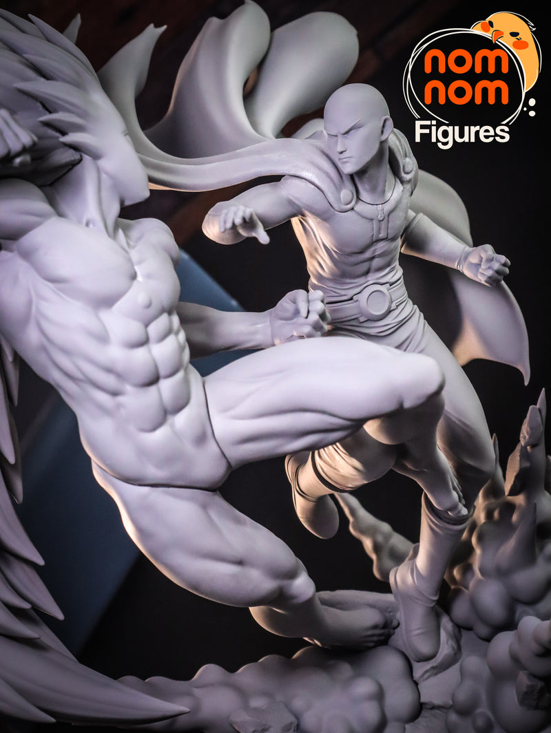 Saitama Vs Boros One Punch Man (Nomnom Figures)