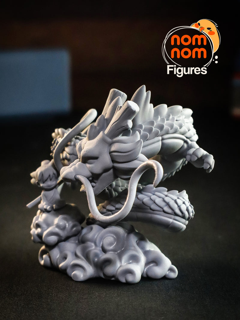 Chibi Shenron With Goku (Nomnom Figures)