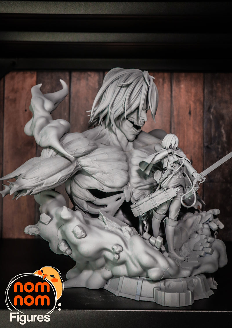 Eren Titan Base Mikasa Attack On Titan (Nomnom Figures)