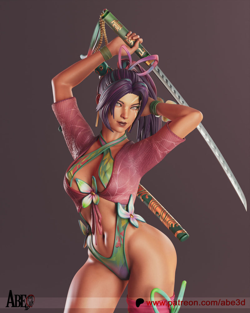 Psylocke Breezy Butterfly Resin Statue - view 7