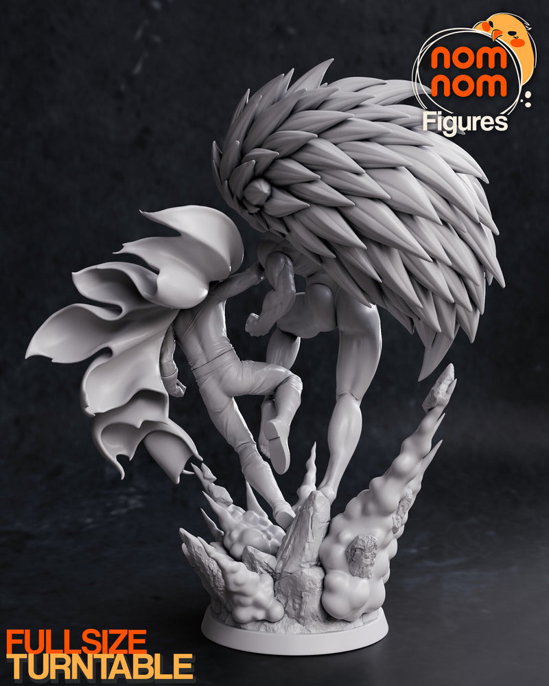 Saitama Vs Boros One Punch Man (Nomnom Figures)