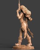 Red Monika Resin Statue - view 5