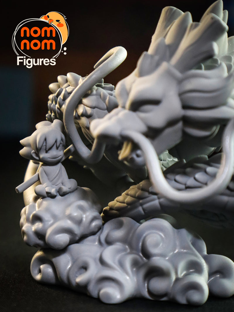 Chibi Shenron With Goku (Nomnom Figures)