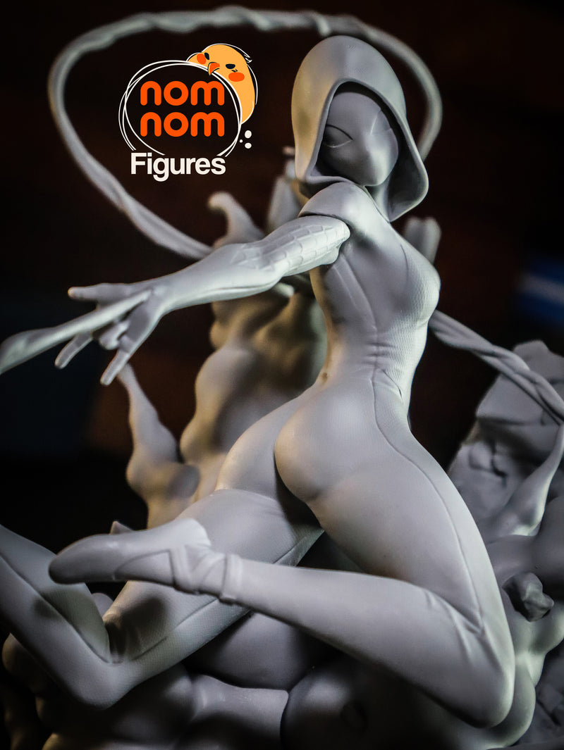 Spider Gwen Into Spider Verse (Nomnom Figures)