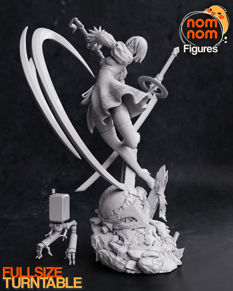 2B Nier Automata (Nomnom Figures)