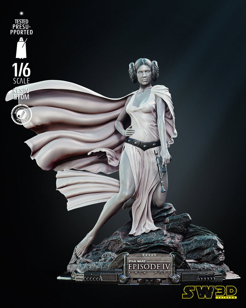 New Hope Leia Sculpture
