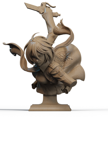 Mikasa Bust - 1/9 Scale