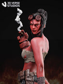 Hellgirl V Statue - 1/9 Scale