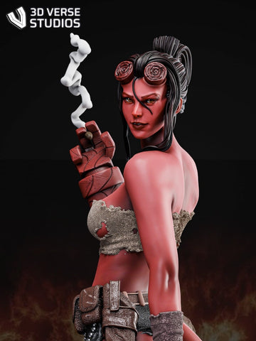 Hellgirl V Statue - 1/9 Scale