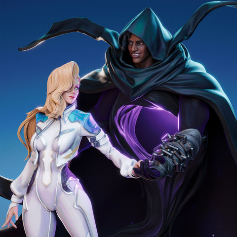 Cloak And Dagger Statue - 1/9 Scale