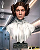 SW3D December 2025 Term Leia Organa Portrait Bust