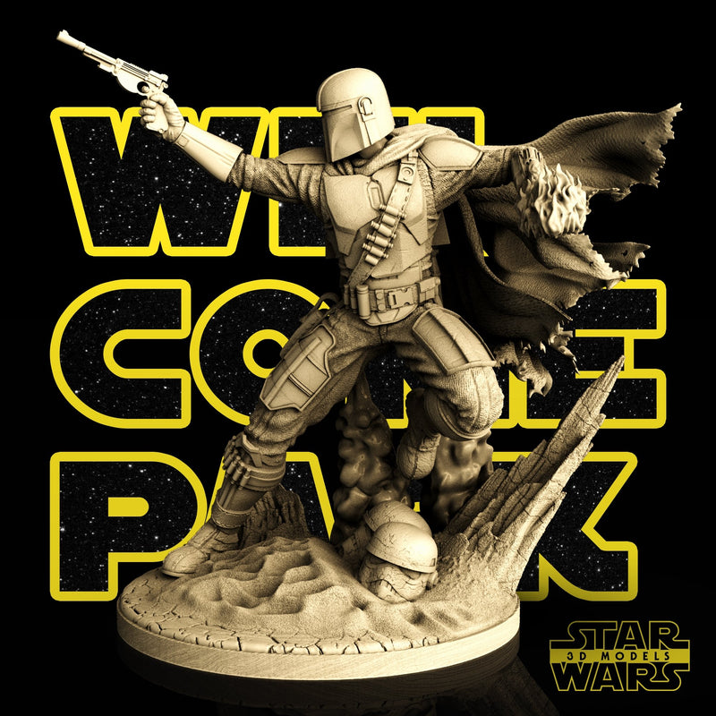 Mandalorian Sculpture