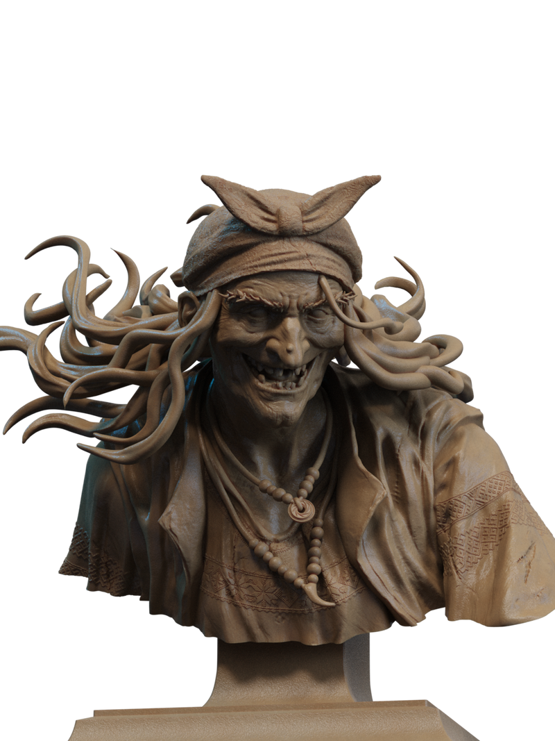Baba Yaga Bust - 1/9 Scale