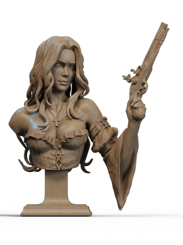 Pirate Bust - 1/9 Scale