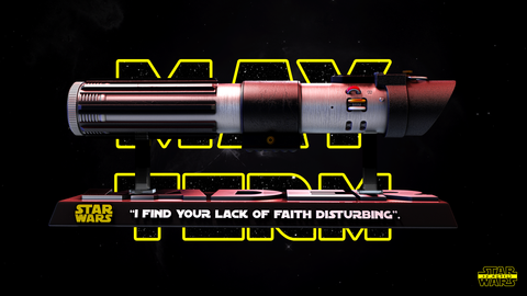 Darth Vader Lightsaber Sculpture